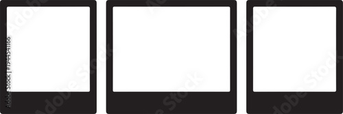 Photo Frames & Polaroid Templates: Hanging Pictures, Borders, and Cloud Upload Icons