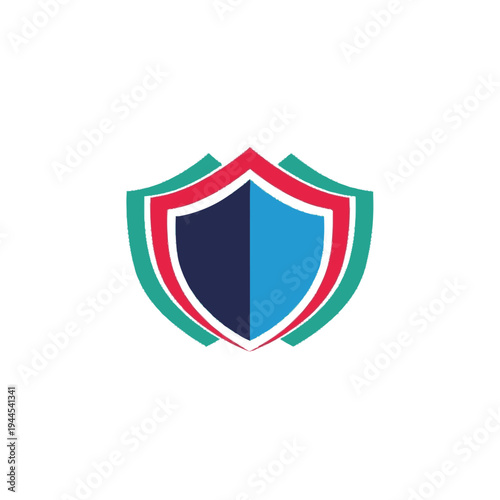 Multicolored Shield Logo Design Element. Free Download Multicolored Shield Logo Design Element. - GFXLoad