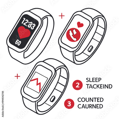 Smartwatch heart rate sleep tracking counted earned fitness tracking