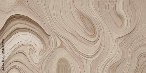 Dark abstract woodgrain wave background with flowing sculptural layers and bronze highlights in an elegant organic design
