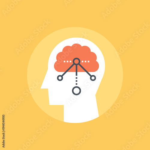 mind map icon concept