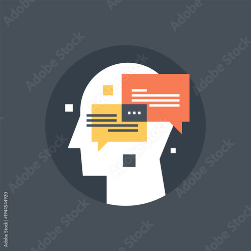 communication icon concept