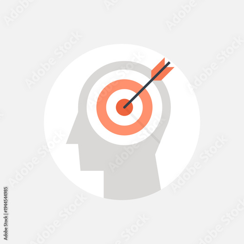 aspirations icon concept