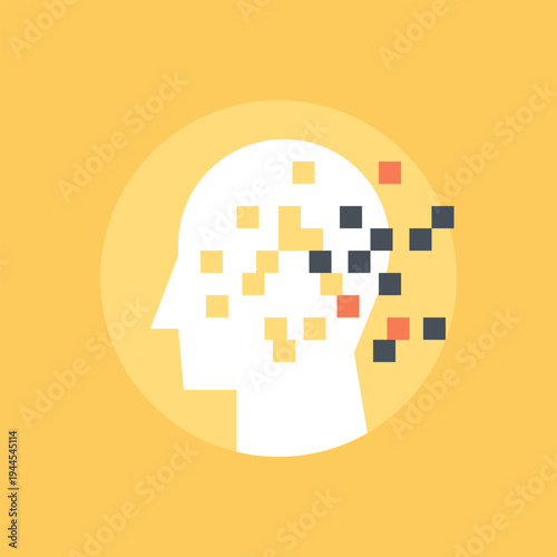 mental disorder icon concept