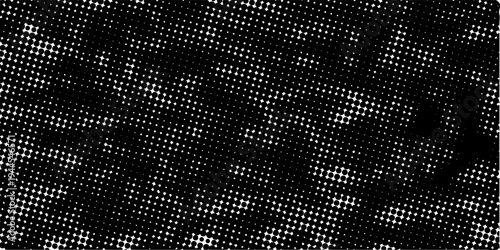 Set of halftone dots gradient pattern texture isolated on white background. Straight dotted spots using halftone circle dot raster texture. Vector blot half tone collection.