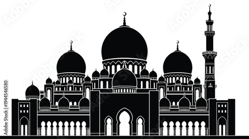 Minimalist Desert Sand Dune Landscape Silhouette Icon, High-Contrast Black Vector Symbol Isolated on White for Business, Travel, and Professional Graphic Design