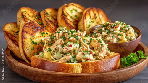 Chicken mayo sandwich filli...