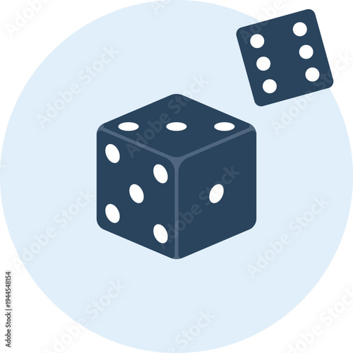 social media games flat web icon concept