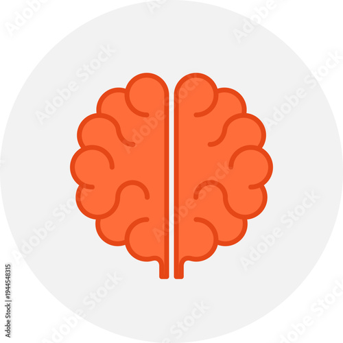 brainstorming flat web icon concept