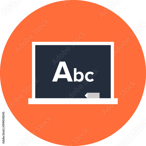 basics flat web icon concept
