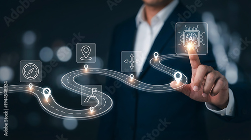 Artificial Intelligence Business Roadmap Strategy Data Analytics And Growth Plan