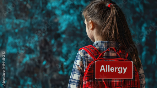 "Pet Allergy" sticker on a ...