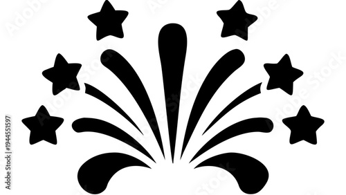 Fireworks celebration vector