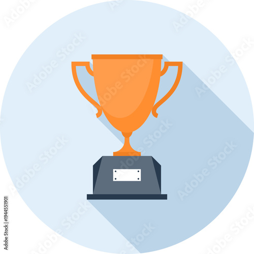 award winner flat web icon concept