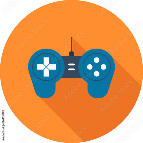 game development flat web icon concept
