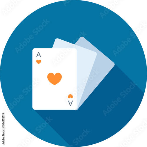 competitive intelligence flat web icon concept