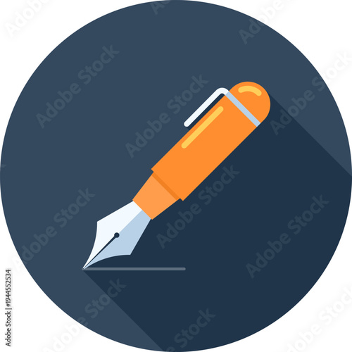 copywriting flat web icon concept