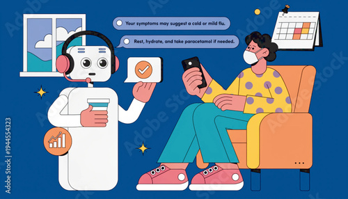 doctor and robotic doctor