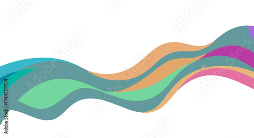 Modern abstract gradient wave background with smooth flowing shapes and colorful fluid design suitable for creative digital projects.