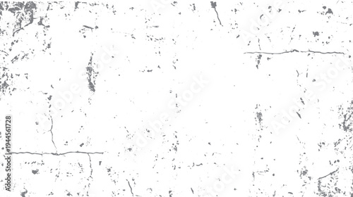 Gray grunge texture with cracks and speckles on white background. distressed surface pattern. abstract background