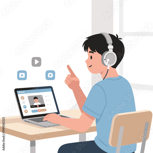 School Girl with Backpack Carrying Books and Tablet