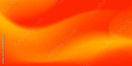 Abstract gradient background of glossy red and yellow colors. beauty curved shape composition illustration art for banner, poster, brochure, digital, web, page, surface, decoration, advertising
