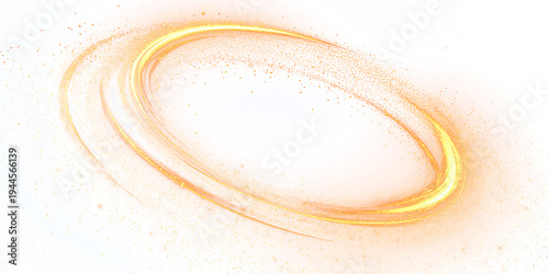 Εκτύπωση καμβά Abstract light round