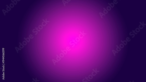 Abstract purple, pink glowing gradient background, soft neon light in the center. Smooth vibrant color, luminous backdrop. Disco party posters, music events, club flyers, banners, presentations, art