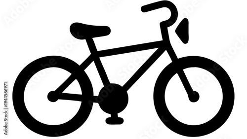 Bicycle simple vector icon
