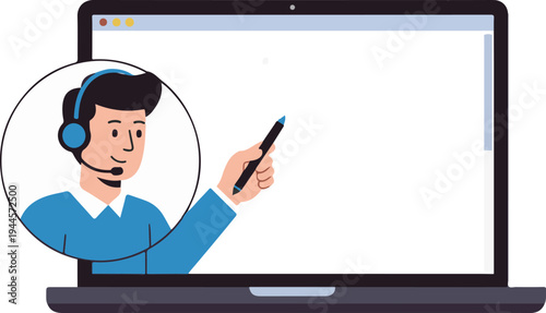 Happy Student Raising Arms in Success with Laptop