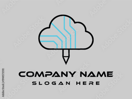 Web and Mobile Cloud Illustration