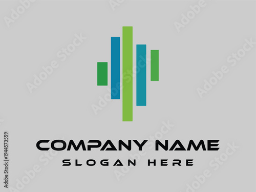 Vector Bars Icon design illustration