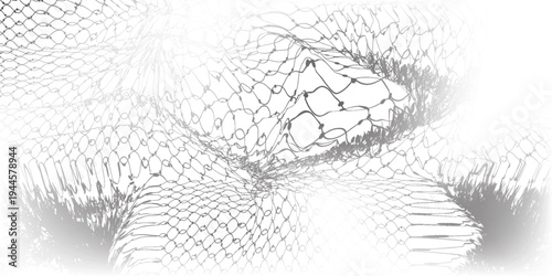 Mesh texture for fishing nets. Grunge pattern for sportswear or soccer goal, volleyball net, basketball hoop, hockey, athletics. Mesh background. eps10.