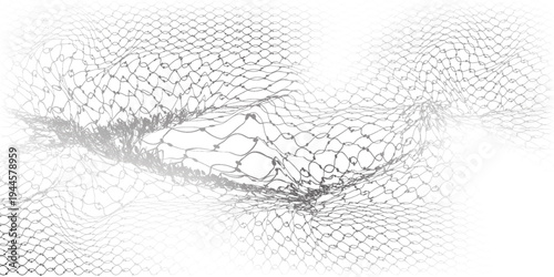 Mesh texture for fishing nets. Grunge pattern for sportswear or soccer goal, volleyball net, basketball hoop, hockey, athletics. Mesh background. eps10.