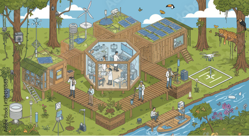 Amazon Research Station: Sustainable Science in Rainforest Ecology