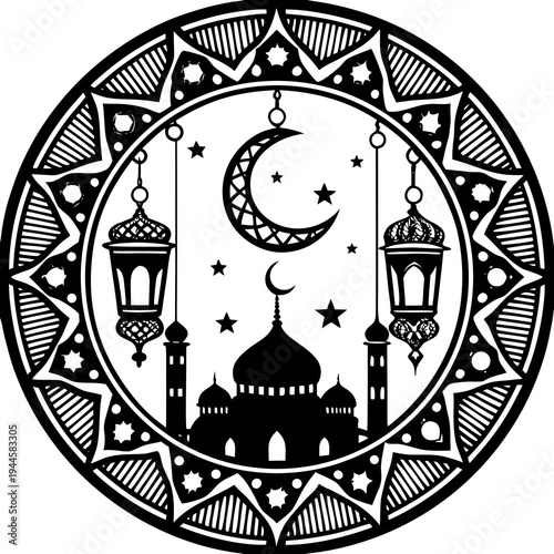 Ancient Greek orthodox temple icon vector illustration with classic architecture and religious landmark design