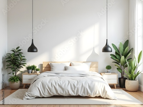 Cozy Bedroom Space with Bed