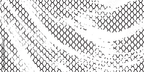 Mesh texture for fishing nets. Grunge pattern for sportswear or soccer goal, volleyball net, basketball hoop, hockey, athletics. Mesh background