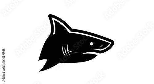 Black Shark Fish Side Profile.