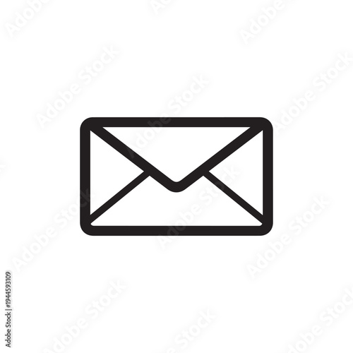 Email envelope message icon vector editable EPS communication symbol