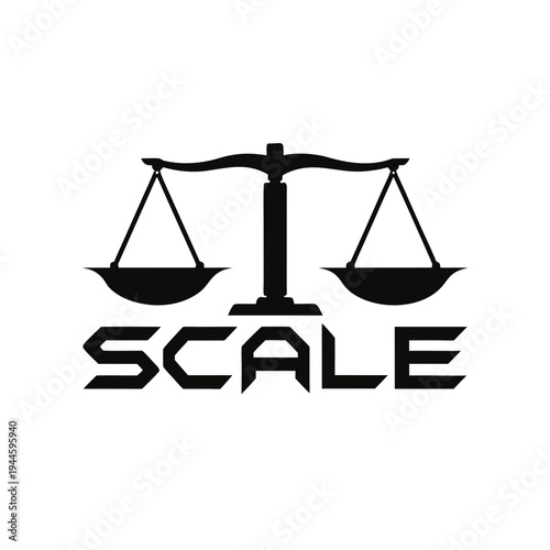 Balance Scale Symbol Representing Justice, Equality, and Measurement