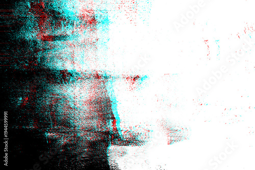 Obraz na plátne Colorful vintage grunge wall texture with paint splashes graffiti style and aged