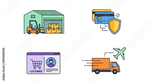 Logistics and Delivery Services Concept.