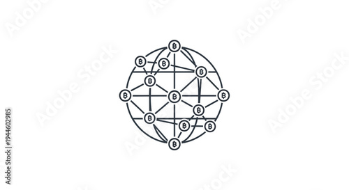 Network connections and relationships diagram.
