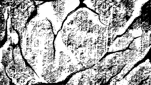 Rough cracked texture background with distressed grunge surface pattern, abstract broken stone effect for vintage overlay, poster texture and aged design backdrop