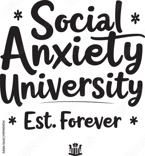 Social Anxiety University logo vector