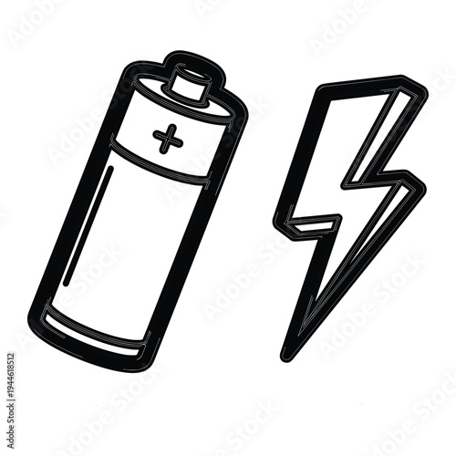 Battery Energy Bolt Power Concept Commercial