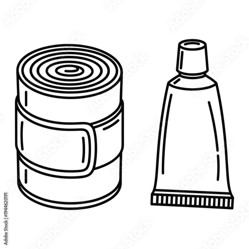 Medical Bandage Tube Healthcare Treatment Aid