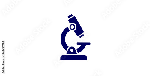 Scientific microscope laboratory outline icon design. biology experiment, medical research, microbiology analysis, laboratory equipment, healthcare science, education study