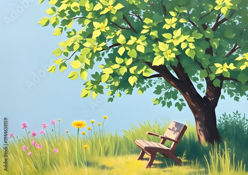 beautiful, landscape, painting, oil, canvas, art, artwork, background, scenery, nature